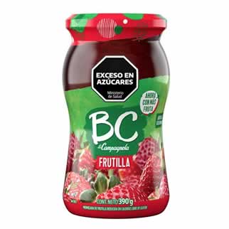 Mermelada Frutilla Bc La Campagnola Fra 390 Grm