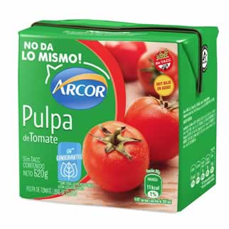 Pulpa De Tomate Suave Arcor Ttb 520 Grm